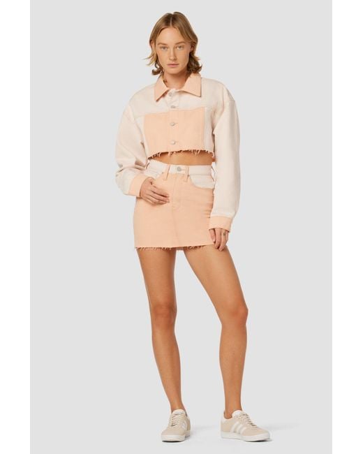 Hudson Natural Micro Cropped Jacket