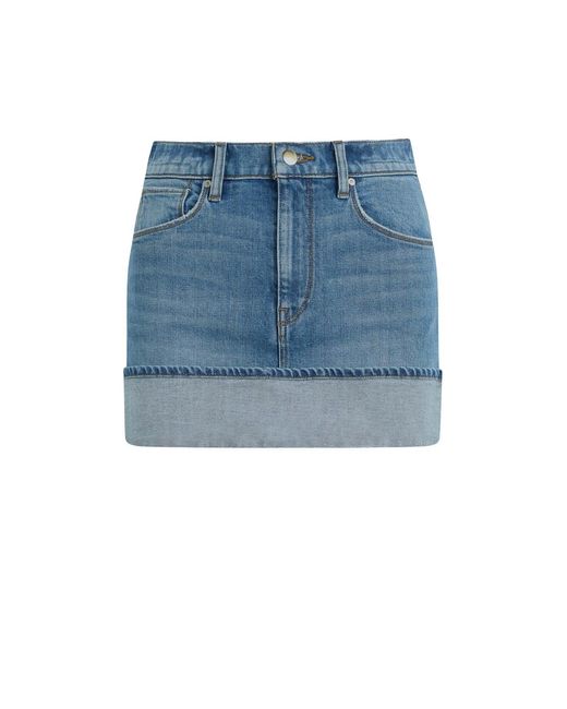 Hudson Blue Cuff Mini Skirt