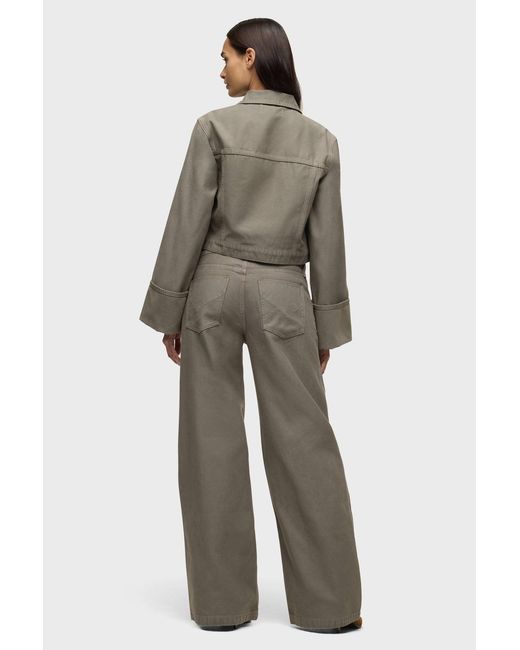 Hudson Green Cuffed Cropped Jacket