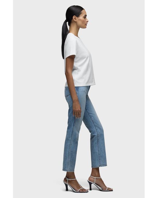 Hudson White Relaxed Tee