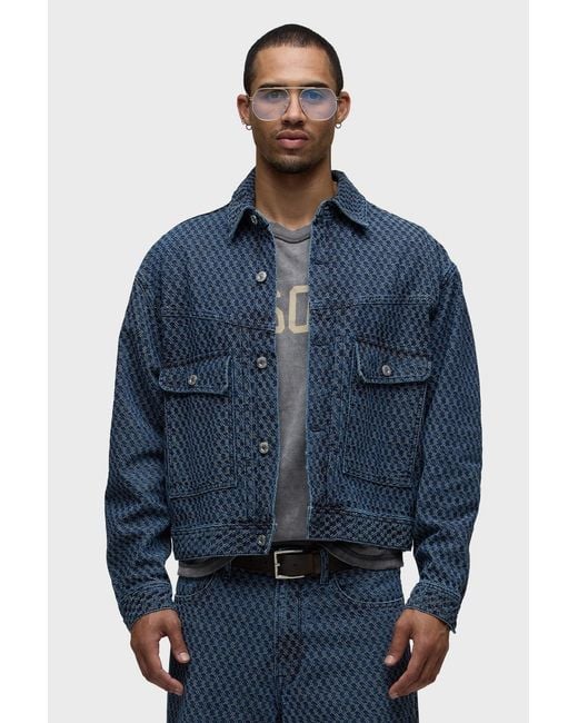 Hudson Blue Front Yoke Denim Jacket for men