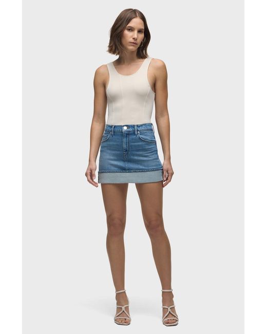 Hudson Blue Cuff Mini Skirt