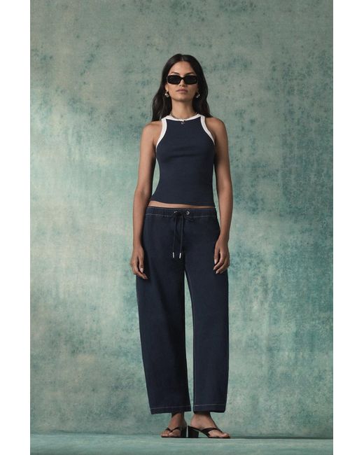 Hudson Blue Drawstring Barrel Pant