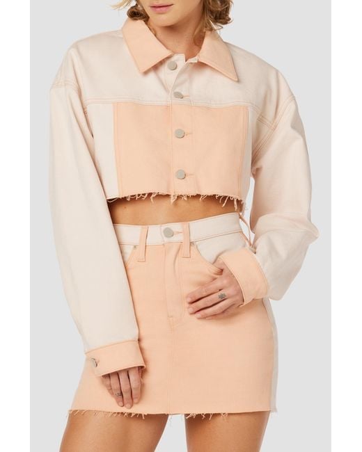Hudson Natural Micro Cropped Jacket