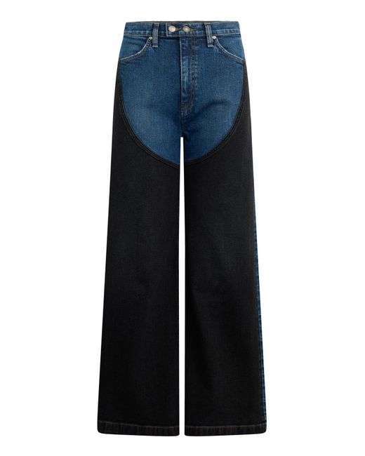 Hudson Blue Jodie Loose Wide Leg W/ Contrast Front Panel