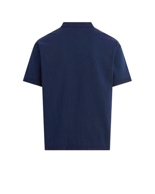 Hudson Blue Heavyweight Tee for men