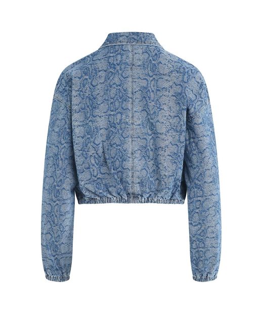 Hudson Blue Cropped Zip Up Jacket