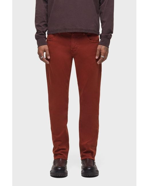 Hudson Red Blake Slim Straight for men