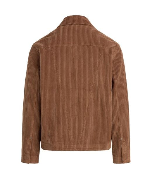Hudson Brown Corduroy Work Jacket for men