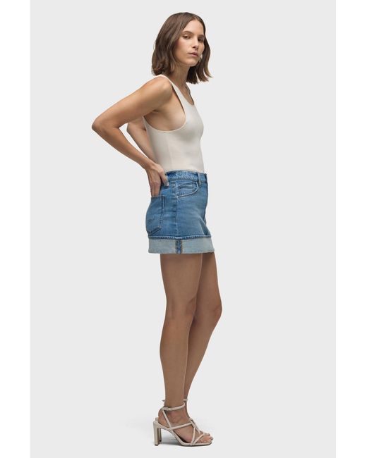 Hudson Blue Cuff Mini Skirt