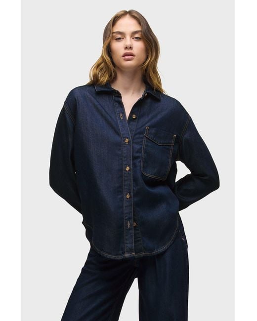 Hudson Blue Oversized Button Down