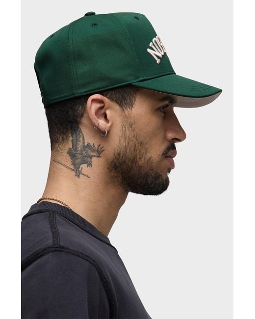 Hudson Green Reversed Snapback Cap