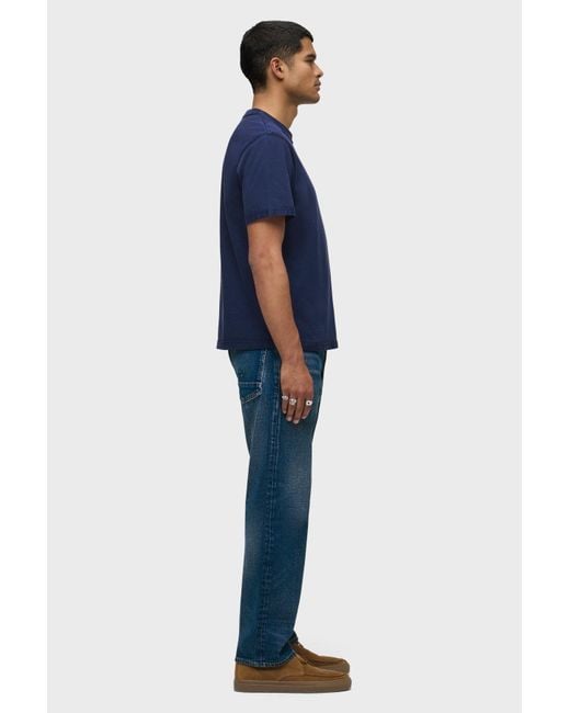 Hudson Blue Heavyweight Tee for men