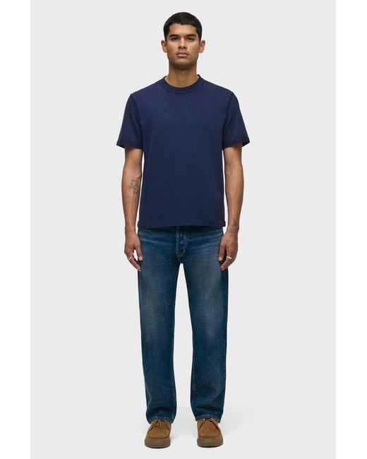 Hudson Blue Heavyweight Tee for men