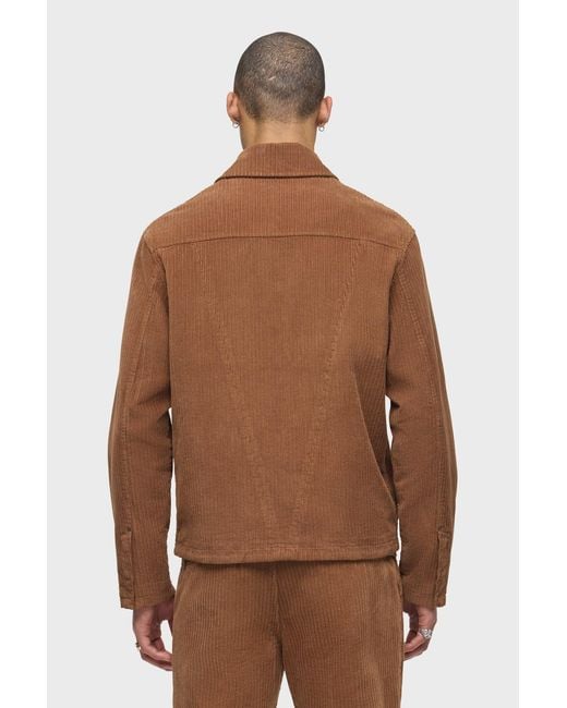 Hudson Brown Corduroy Work Jacket for men