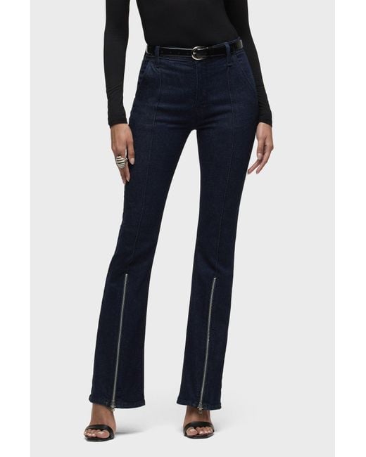 Hudson Jeans Women's Blue Barbara High-rise Bootcut W/zipper