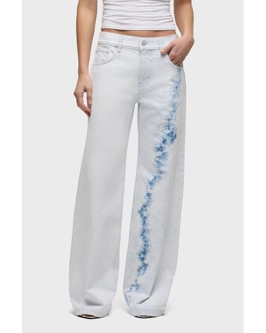 Low Key Rylee Hudson Jeans Rylee Low-rise Loose in Blue | Lyst