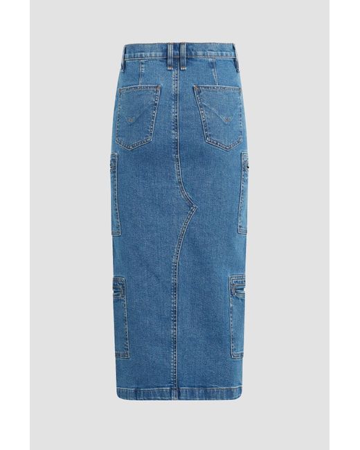 Hudson Blue Reconstructed Skirt W/ Cargo Welt Pockets