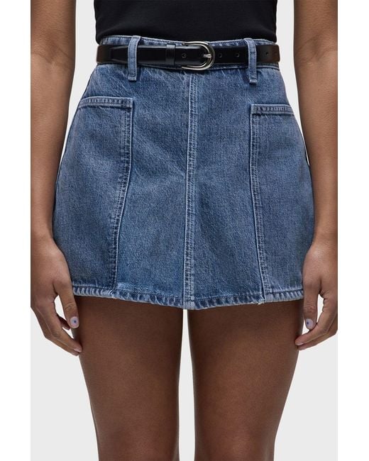 Hudson Blue Patch Pocket Skort