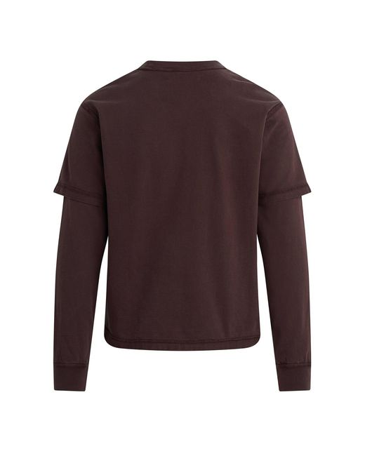 Hudson Red Hybrid Tee for men