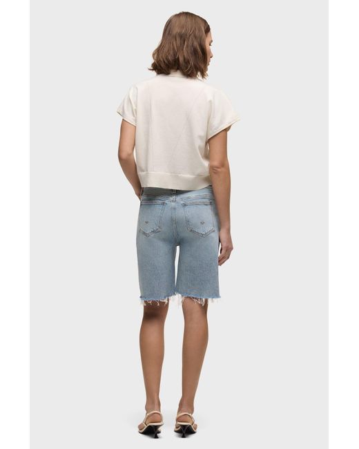 Hudson Blue Draped Collared Sweater