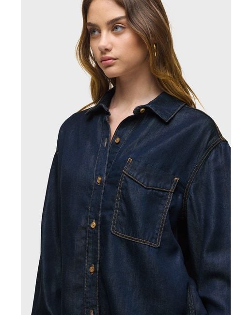 Hudson Blue Oversized Button Down