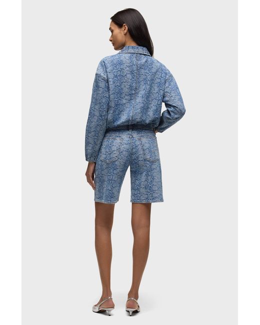 Hudson Blue Cropped Zip Up Jacket