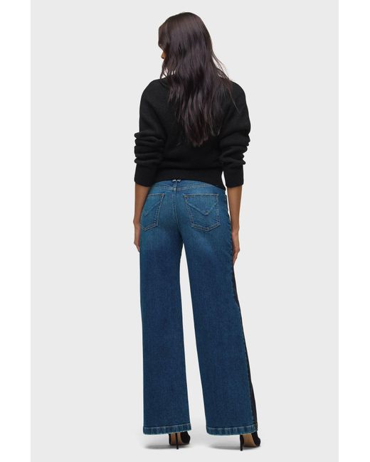 Hudson Blue Jodie Loose Wide Leg W/ Contrast Front Panel