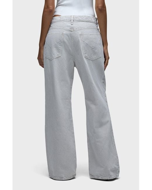 Hudson White Brooks Low & Loose Jean