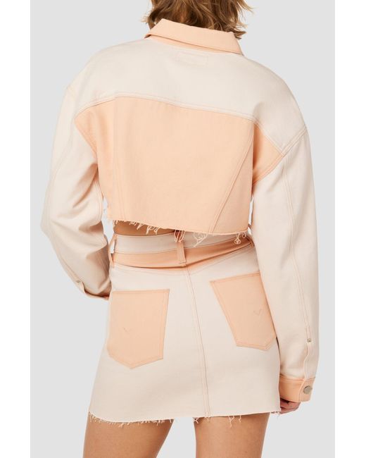 Hudson Natural Micro Cropped Jacket