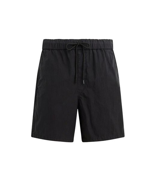 Hudson Black Nylon Drawstring Short for men