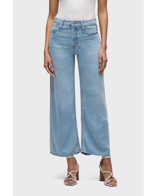 Hudson Blue Rosie High-rise Wide Leg Ankle Jean