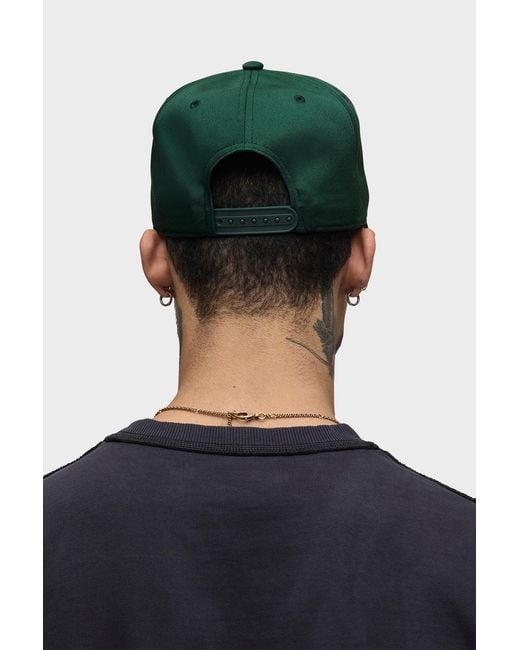 Hudson Green Reversed Snapback Cap