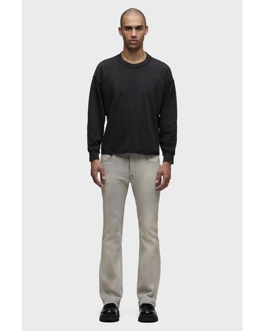 Hudson Black Walker Kick Flare for men