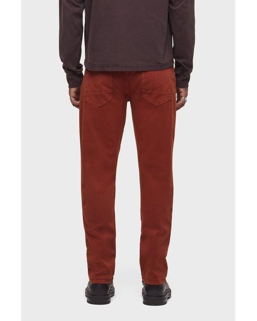 Hudson Red Blake Slim Straight for men
