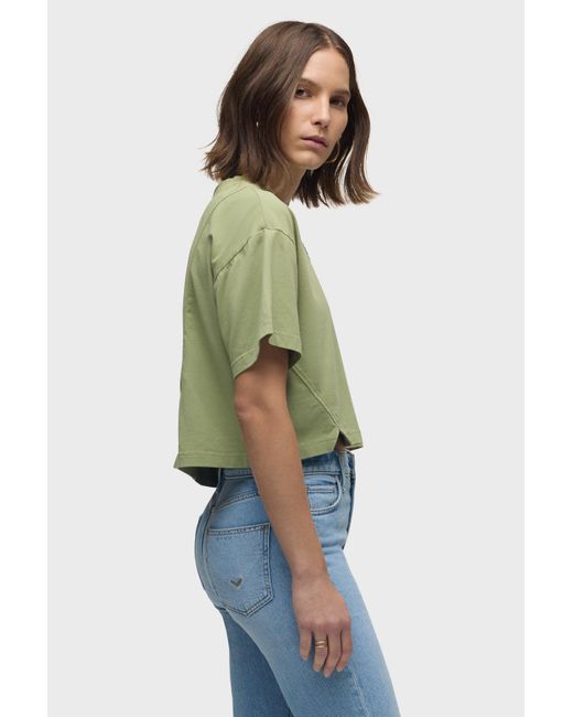 Hudson Green Short Sleeve Forward Seam Tee