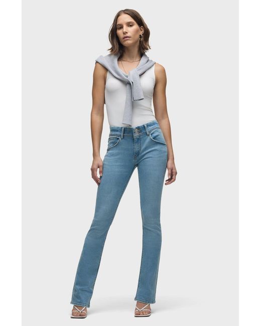 Hudson Blue Beth Mid-rise Baby Bootcut Jean