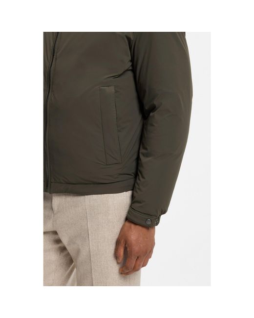 Boss Green Water-Repellent Hooded Short Jacket With Down Filling for men