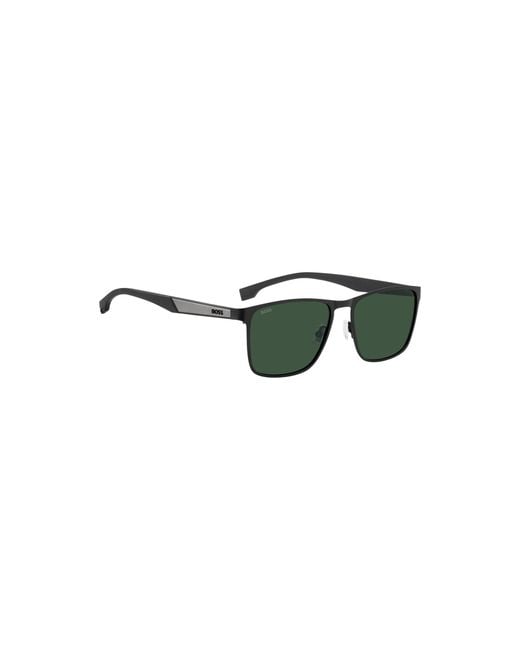 Boss Green Sunglasses With Rubber Temples for men
