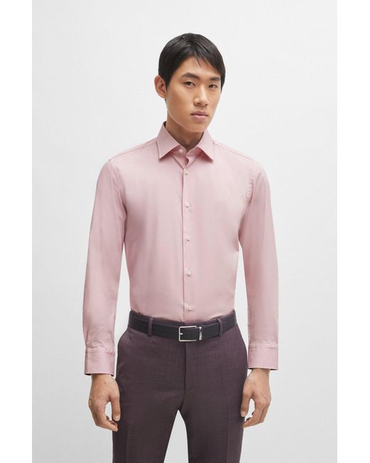BOSS by HUGO BOSS Slim fit Shirt In Easy iron Stretch cotton