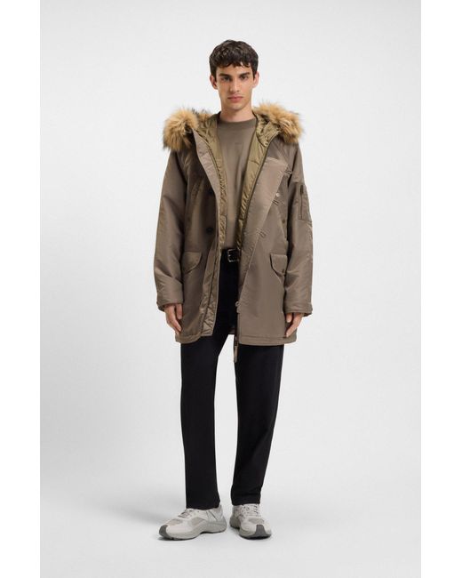 HUGO Sneakers Van Mesh En Imitatiesuède Met Logospoiler in het Multicolor voor heren