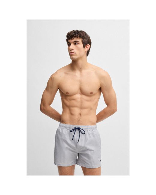 Boss Gray Swim Shorts for men