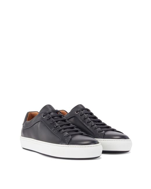 hugo boss mirage tennis leather sneaker