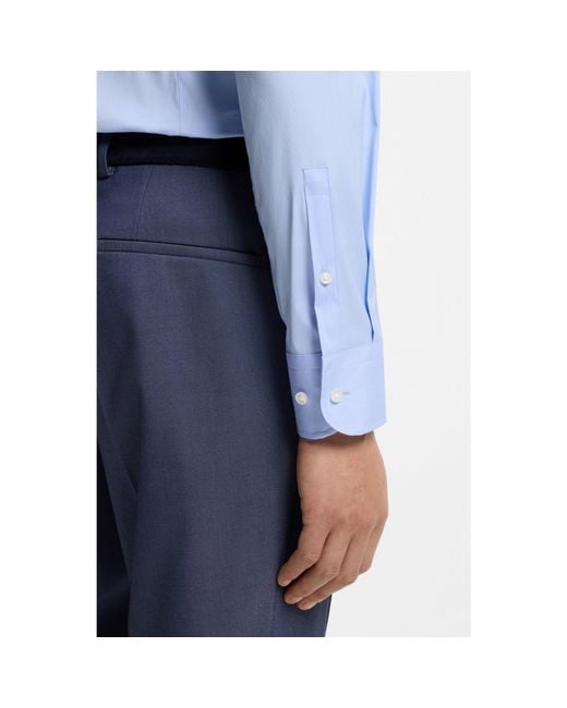 Boss Blue Slim-Fit Shirt for men