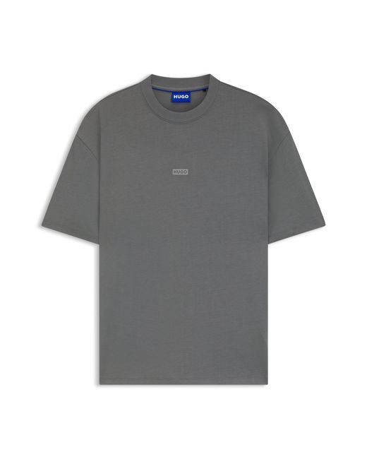 HUGO Gray Grey Men's T-shirts Size L for men