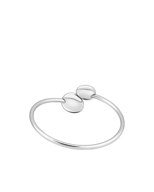 Boss Metallic Tone Bangle With Pebble-Style Nuggets