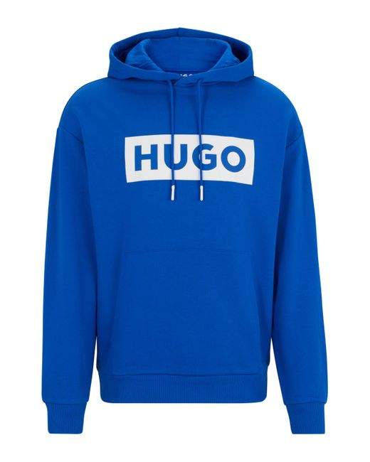 HUGO Sweatshirt NALVES Relaxed Fit in Blue für Herren