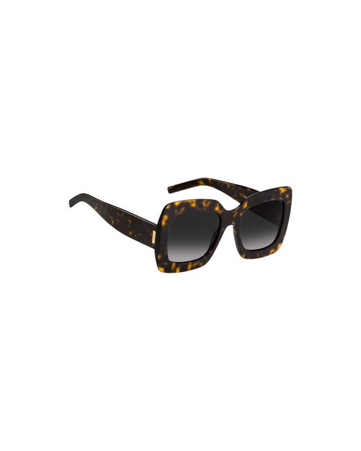 Boss Black Havana-Acetate Sunglasses With Signature Hardware