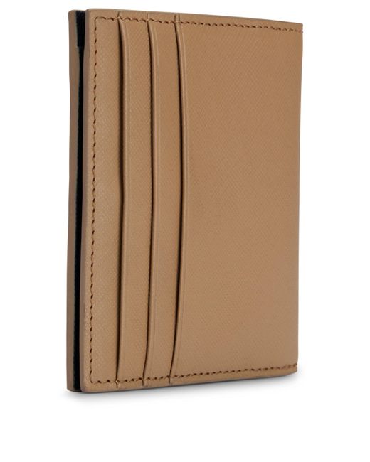 Porte-cartes pliable en cuir grainé avec logo emé BOSS by HUGO BOSS pour  homme en coloris Marron | Lyst