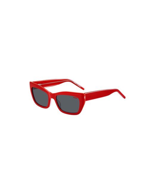 HUGO Acetate Sunglasses With Layered Temples